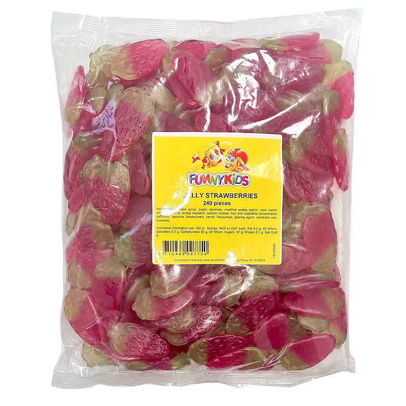 FunnyKids Jelly Strawberries 2kg FunnyKids Jelly Strawberries 2kg