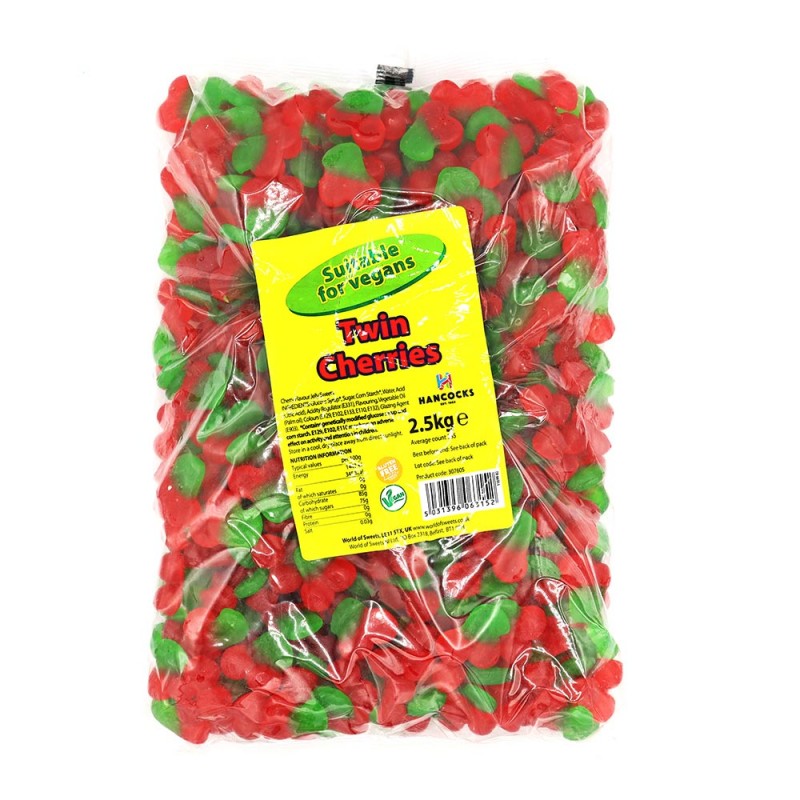 Vegan Twin Cherries 2.5kg Vegan Twin Cherries 2.5kg