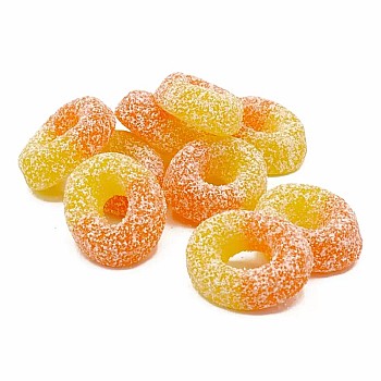 Sour Vegan Peach Rings 2.5kg 