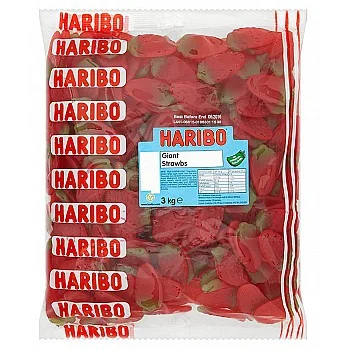 Haribo Giant Strawberries (3kg)