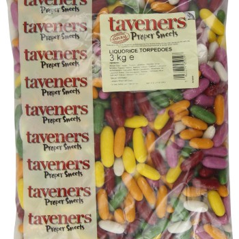 Taveners Liquorice Torpedos (3KG)
