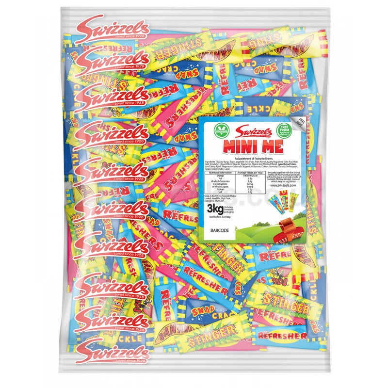 Swizzels Mini Me Mix 3kg Bag Swizzels Mini Me Mix 3kg Bag