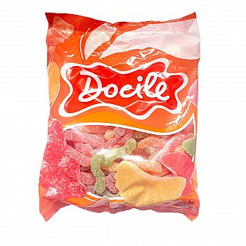 Docile Assorted Sour Worms