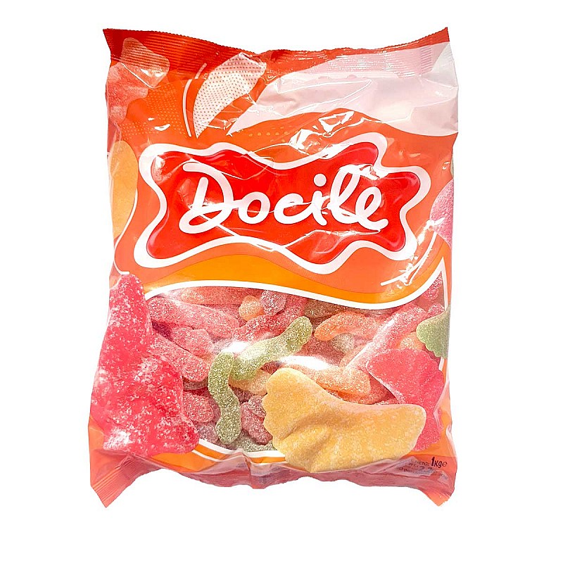Docile Assorted Sour Worms Docile Assorted Sour Worms