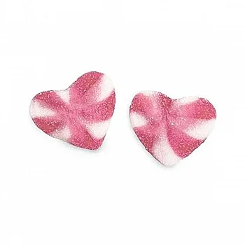 Dulceplus Pink Sugared Twist Strawberry Hearts