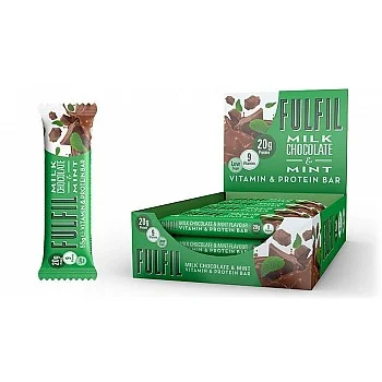 Fulfil Milk Chocolate Mint Flavour Protein Bar (55g)