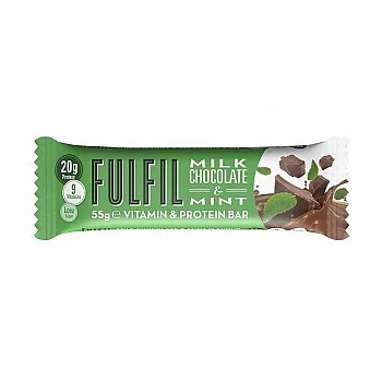 Fulfil Milk Chocolate Mint Flavour Protein Bar (55g)