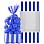 Royal Blue Cello Sweet Bags - 27cm