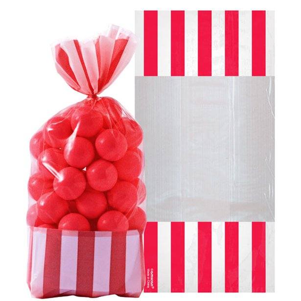 Apple Red Cello Sweet Bags - 27cm Apple Red Cello Sweet Bags - 27cm