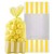 Sunshine Yellow Cello Sweet Bags - 27cm