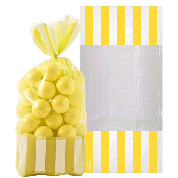Sunshine Yellow Cello Sweet Bags - 27cm Sunshine Yellow Cello Sweet Bags - 27cm
