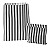 Black Candy Stripe Paper Bags