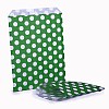 Green Polka Dot Paper Bags