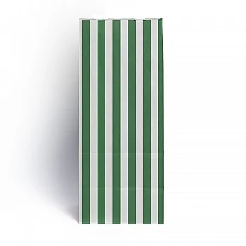 Green Stripe Pick n Mix Paper Bags