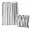 Grey Candy Stripe Paper Bags
