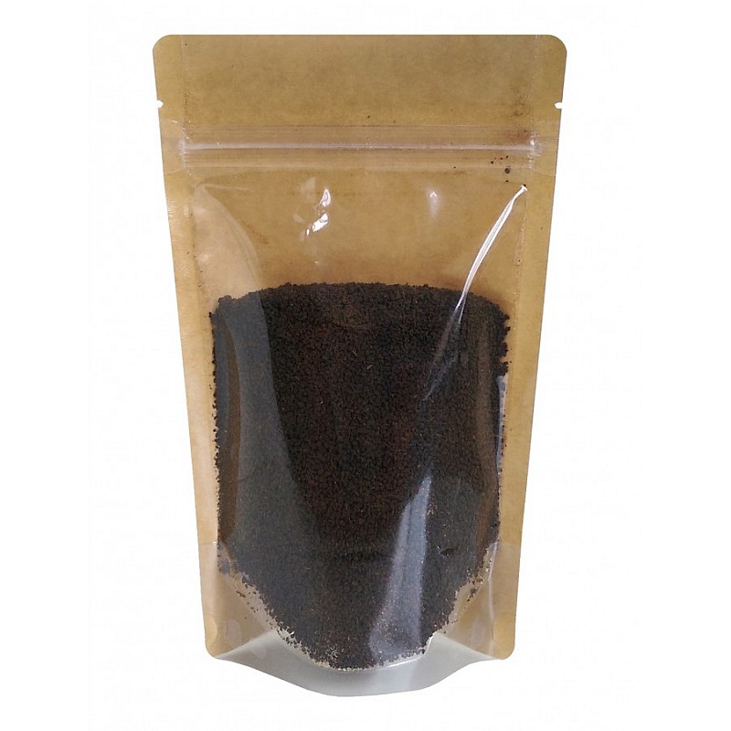 Kraft Paper One Side Clear Stand Up Pouch/Bag with Zip Lock Kraft Paper One Side Clear Stand Up Pouch/Bag with Zip Lock