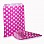 Bright Pink Polka Dot Paper Bags