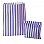 Purple Candy Stripe Paper Bags