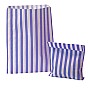 Purple Candy Stripe Paper Bags