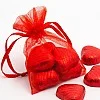 Red organza bags – 3″x4″ (7.5cm x 10cm) – pack of 10