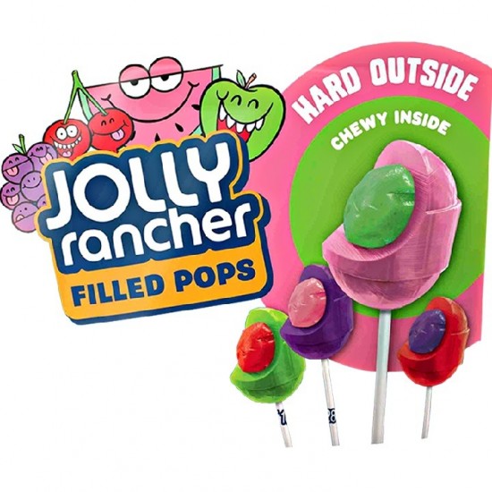 Jolly Rancher Filled Pops x 100