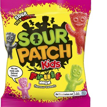 Sour Patch Fruit Mix 130g Bags