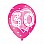 Age 30 Pink Latex Balloons (6pk)