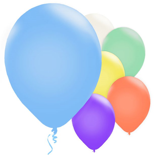 Assorted Colours Balloons - 11 Pearl Latex Assorted Colours Balloons - 11 Pearl Latex