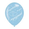 Engagement Assorted Colours Latex Balloons (6pk)