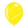 Engagement Assorted Colours Latex Balloons (6pk)