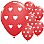 Big Red Hearts Valentine's Balloons - 11" Latex
