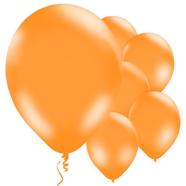 Orange Balloons - 11 Latex (10pk) Orange Balloons - 11 Latex (10pk)