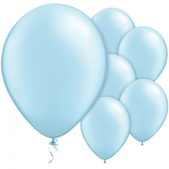 Pale Blue Balloons - 11 Latex (100pk)