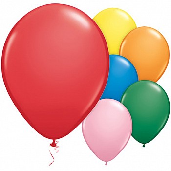 Standard Balloons Assortment - 11" Latex (100pk) 