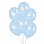 Blue First Holy Communion Balloons - 11" Latex (6pk)