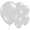 Silver Metallic Balloons - 11'' Latex (100pk)