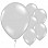 Silver Balloons - 11'' Metallic Latex (10pk)