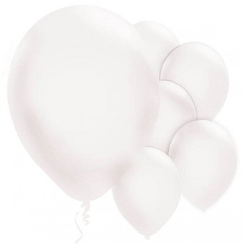 White Balloons - 11'' Pearl Latex (10pk)