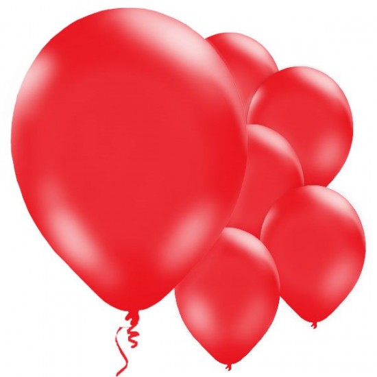 Red Balloons - 11 Latex (10pk)