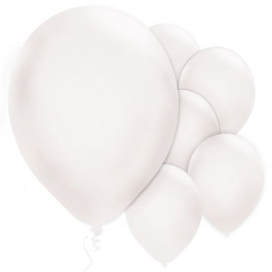 White Balloons - 11 Latex (10pk)