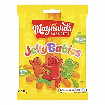 Maynards Bassetts Jelly Babies Bag