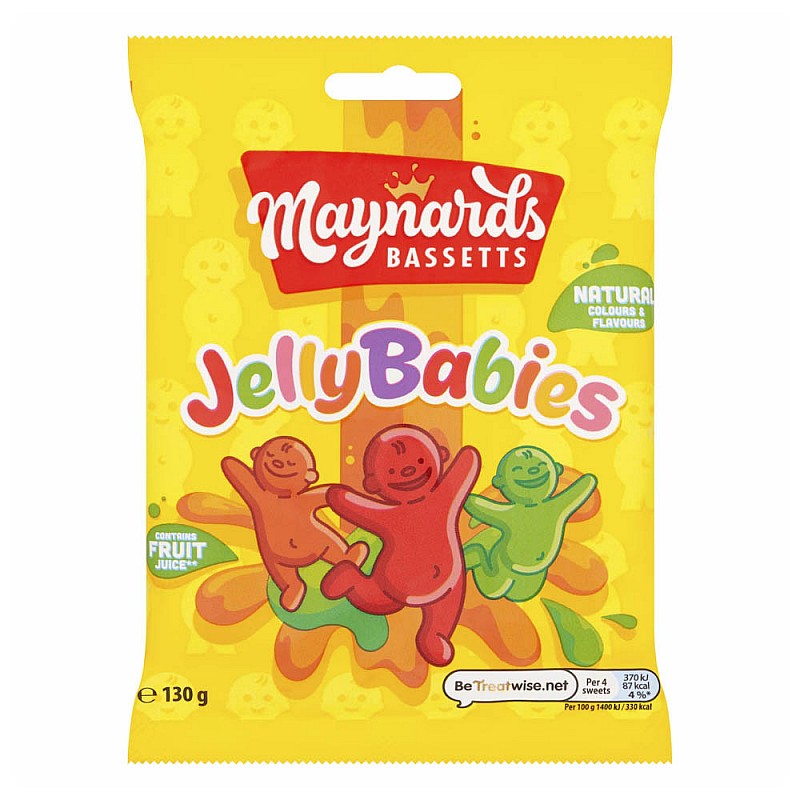 Maynards Bassetts Jelly Babies Bag Maynards Bassetts Jelly Babies Bag