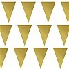 Gold Plastic Bunting - 10m