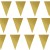 Gold Plastic Bunting - 10m