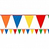 Multi Coloured Giant Plastic Bunting - 36m 