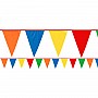 Multi Coloured Giant Plastic Bunting - 36m  Multi Coloured Giant Plastic Bunting - 36m