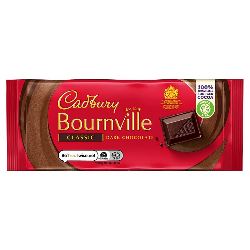 Cadburys Bournville 100g Cadburys Bournville 100g