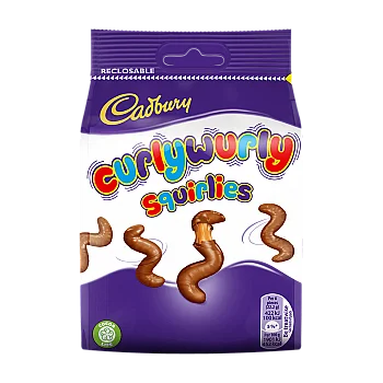 Cadbury Curly Wurly Squirlies Pouch Bag (110g)