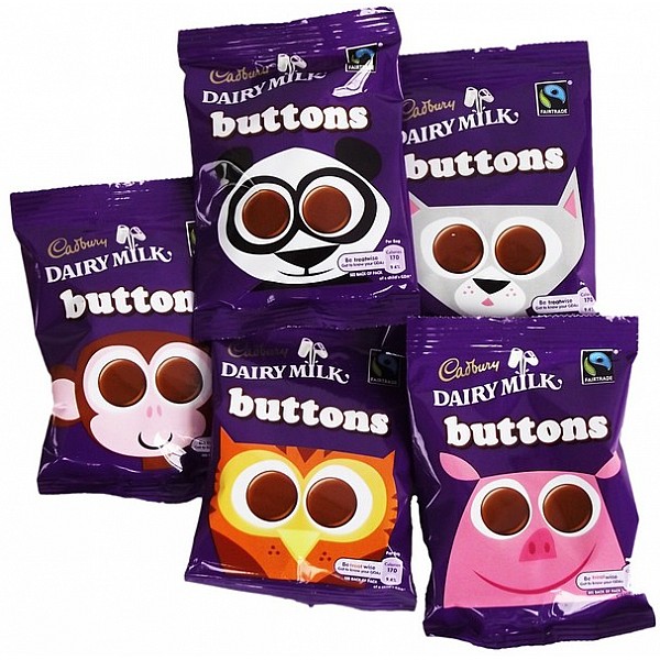 Cadburys Chocolate Buttons (60 x 14g) Cadburys Chocolate Buttons (60 x 14g)