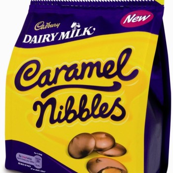 Cadbury Dairy Milk Caramel Nibbles Pouch Bag (120g)